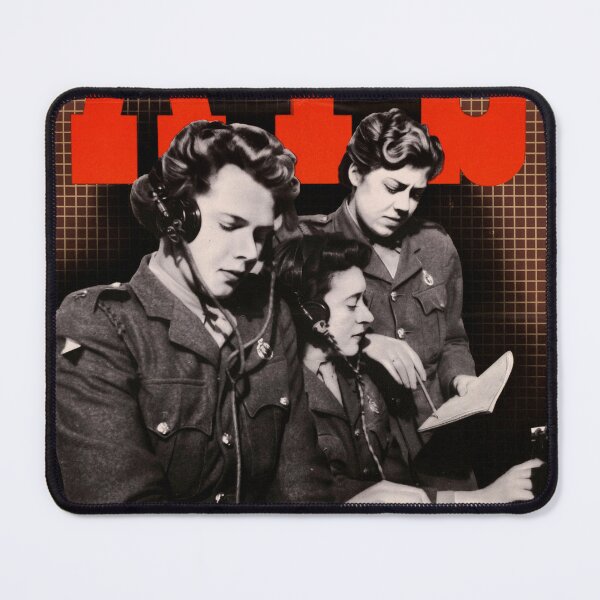 Item preview, Vintage WWII Auxiliary Territorial Service Poster | Women in Military | ATS Signal Operators Propaganda Art Print designed and sold by artofuniverse.