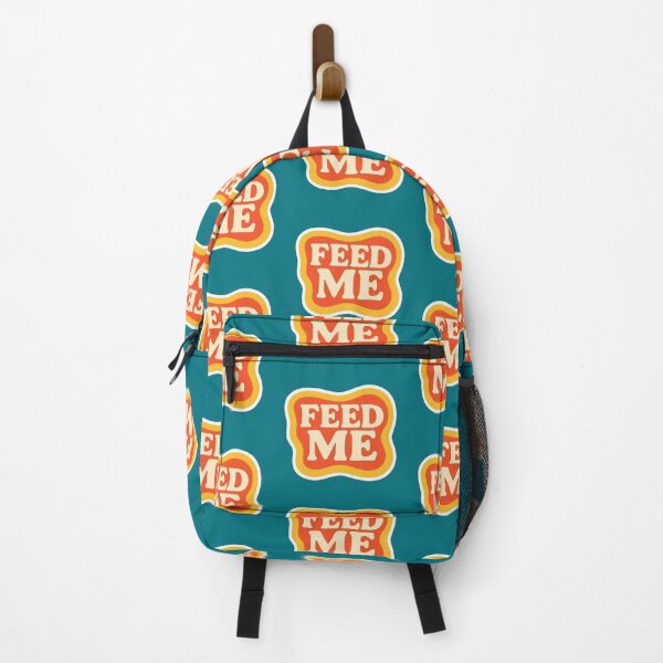 Item preview, Feed Me Funny Retro Sticker designed and sold by ArtComixHaven.