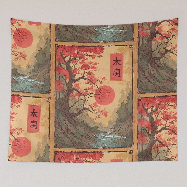 Item preview, Serene Japanese Nature designed and sold by bapupa.