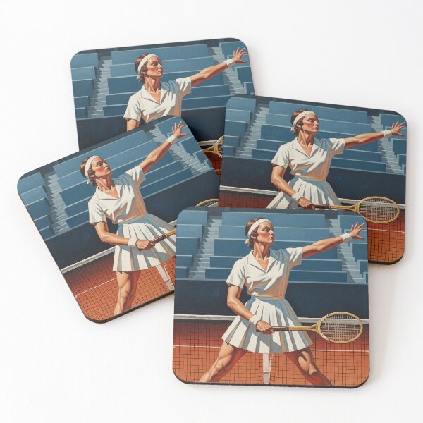 Item preview, L'AS DU TENNIS (The Tennis Ace) - Original Art Deco Artwork designed and sold by elektronen.