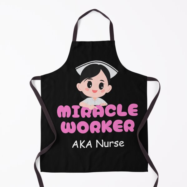 Item preview, Miracle Worker AKA Nurse – Cute Appreciation Design for Nurses designed and sold by BlackTeesArt1.