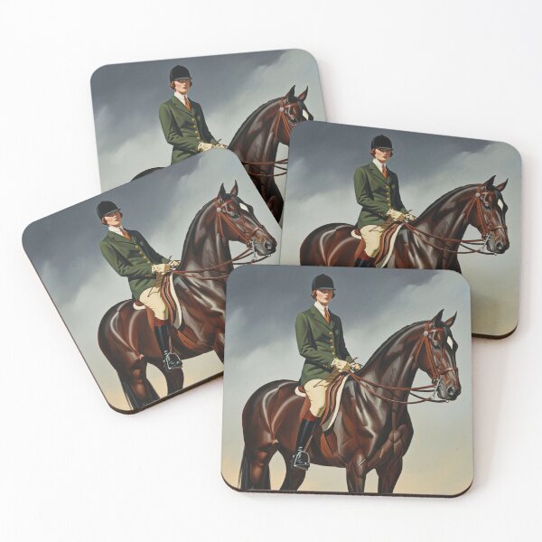 Item preview, LA CAVALIÈRE (The Horsewoman) - Original Art Deco Artwork designed and sold by elektronen.