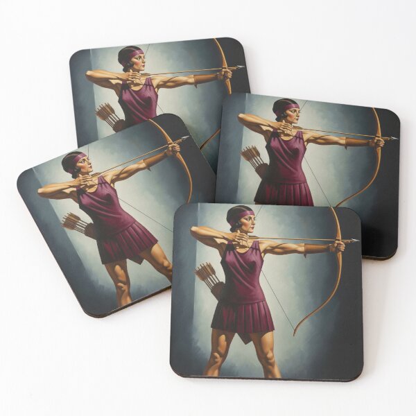 Item preview, L'ARCHÈRE MODERNE (The Modern Archer) - Original Art Deco Artwork designed and sold by elektronen.