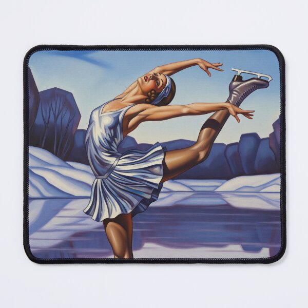 Item preview, LA PATINEUSE (The Skater) - Original Art Deco Artwork designed and sold by elektronen.