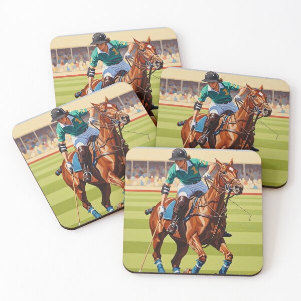 Item preview, LA JOUEUSE DE POLO (The Polo Player) - Original Art Deco Artwork designed and sold by elektronen.