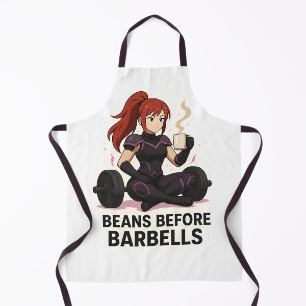 Item preview, Beans Before Barbells – Coffee & Gym Warrior Art designed and sold by SassySerina.