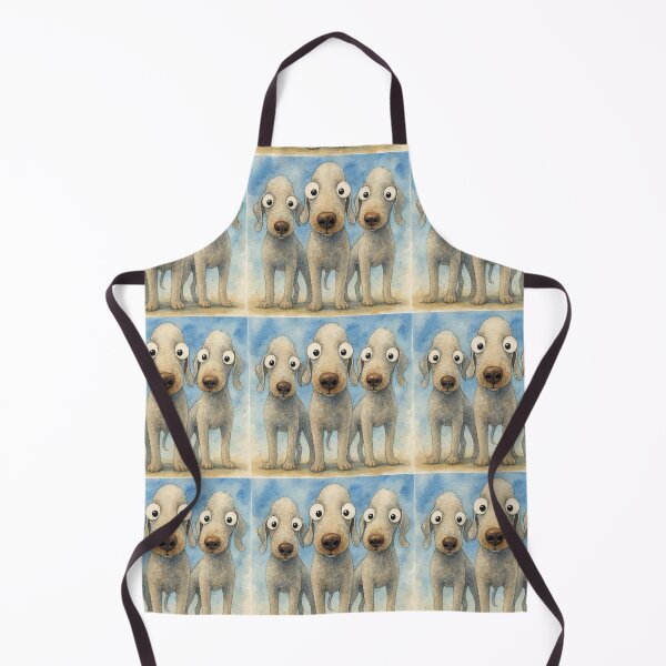 Item preview, Cute Bedlington Dog Family ' THe BeDLiNGToNS ' BY SHiRLeY MacARTHuR designed and sold by Shirley MacArthur Art.