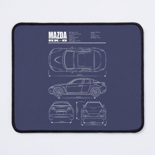 Item preview, RX-8 Blueprint White designed and sold by VonnArt.
