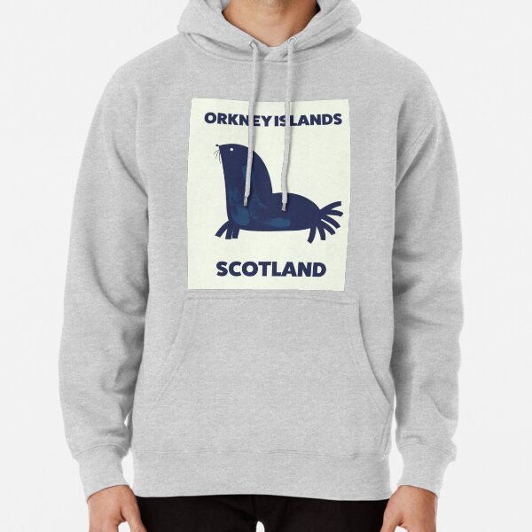Orkney Islands, Scotland travel poster. Pullover Hoodie