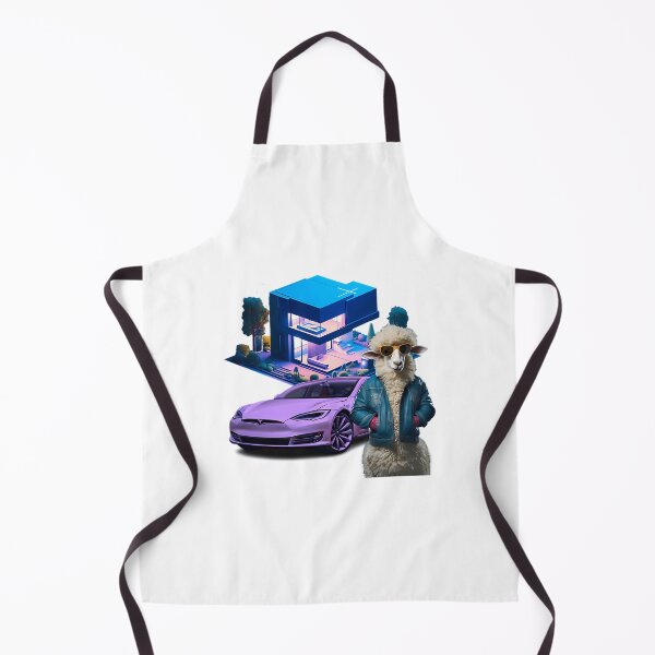 Item preview, Tour A Tesla Car Modern House And Sheep designed and sold by JackieLeeder.