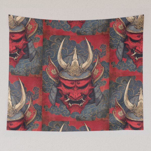 Item preview, Fearful Japanese Oni designed and sold by bapupa.