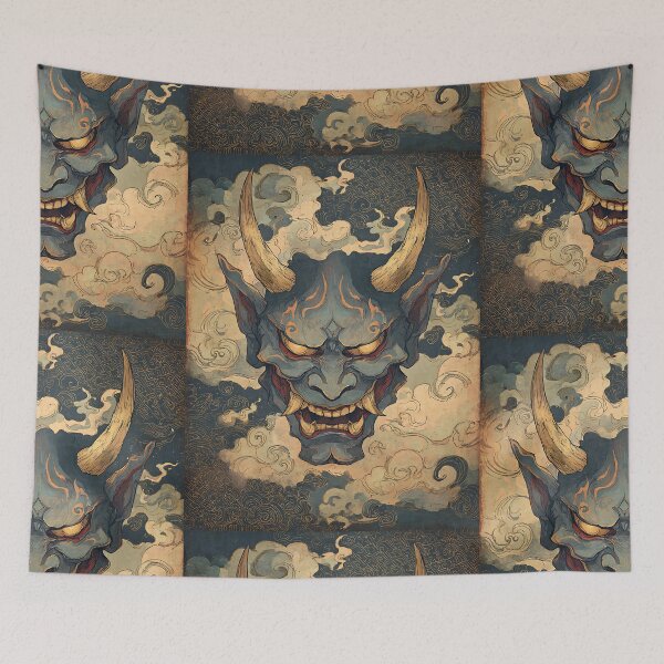 Item preview, Mysterious Japanese Oni designed and sold by bapupa.