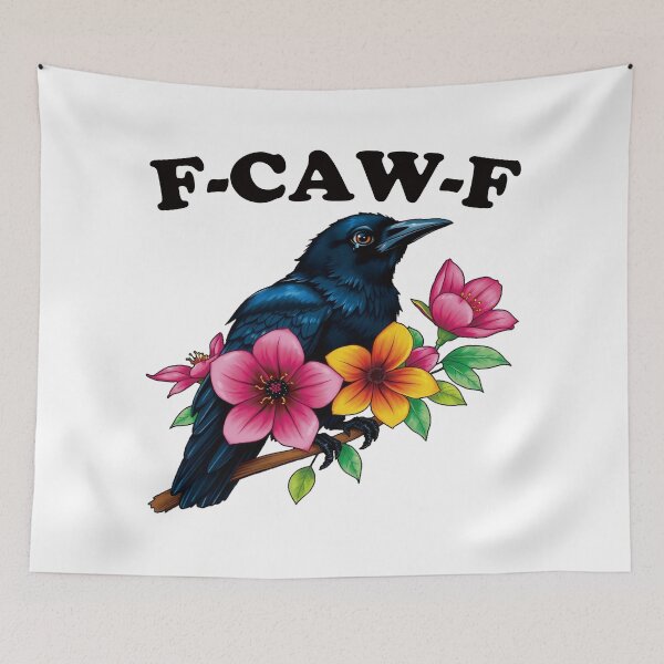 Item preview, F-Caw-F. With flowers. designed and sold by EunsooLee.