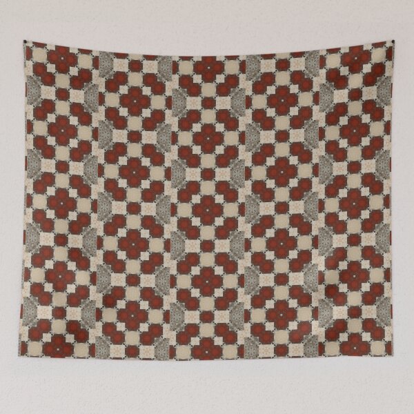 Item preview, English Red Checked Pattern by Jenny Meehan Surface Pattern Design 6 designed and sold by Jenny Meehan Art Prints and Patterns  .