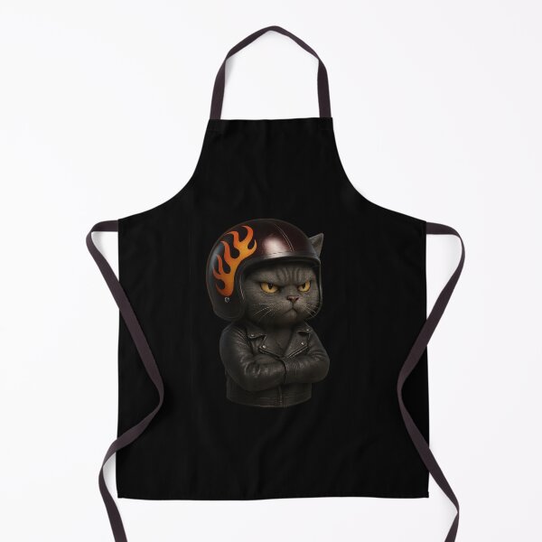 Item preview, biker cat designed and sold by DesignShopAD.