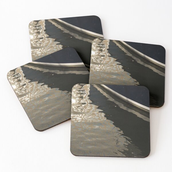 Item preview, Silky Zigzags and Swirls - a Waterfront Abstract designed and sold by Georgia Mizuleva.