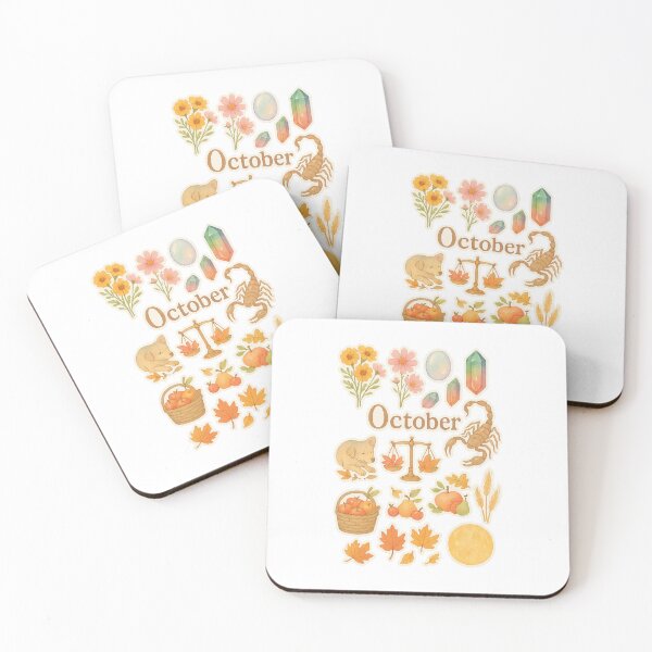 Item preview, October Watercolour Art Set designed and sold by BrushAndBreathe.