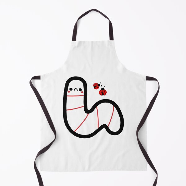 Item preview, Cute Worm and Ladybug Illustration designed and sold by TigerClawCo.
