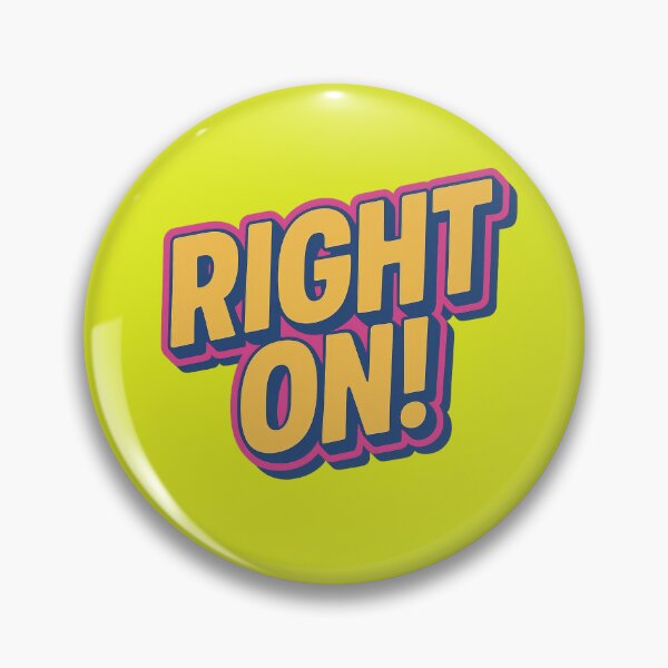 Item preview, Right On Retro Pop Typography Bold Positive designed and sold by ArtComixHaven.