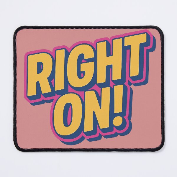 Item preview, Right On Retro Pop Typography Bold Positive designed and sold by ArtComixHaven.