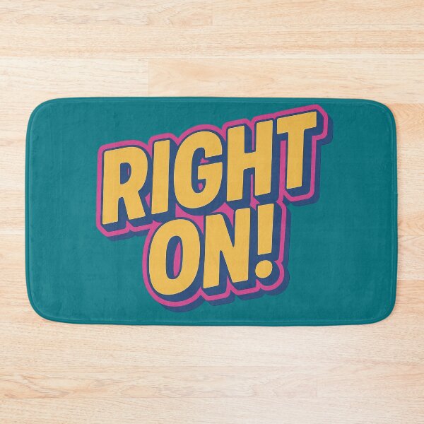 Item preview, Right On Retro Pop Typography Bold Positive designed and sold by ArtComixHaven.