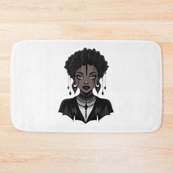 Item preview, Gothic Vampire Aesthetic – Black Woman in Dark Grunge Halloween Fashion designed and sold by OsasChild.