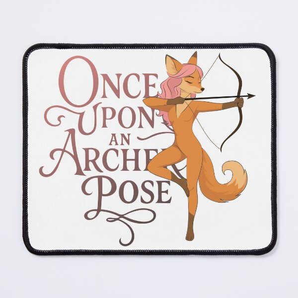 Item preview, Fox Archer Pose Yoga | Once Upon a Perfect Pose Fantasy Design designed and sold by Mirosi-S.