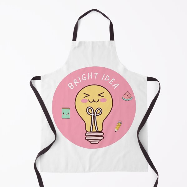 Item preview, Cute Kawaii Light Bulb Illustration – Bright Idea designed and sold by TigerClawCo.