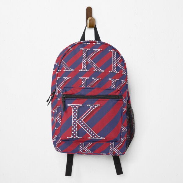 Item preview, The Letter K Americana Old Glory Red and Blue 5748 designed and sold by Art in My Loft.