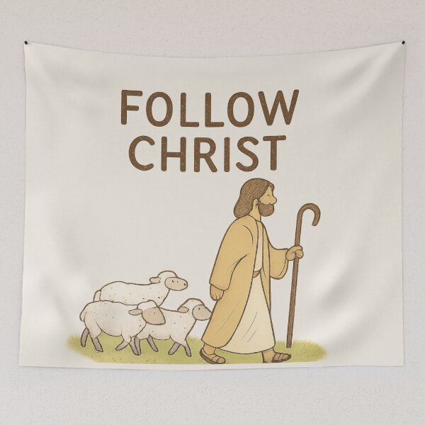 Item preview, FOLLOW CHRIST designed and sold by mariannrina.