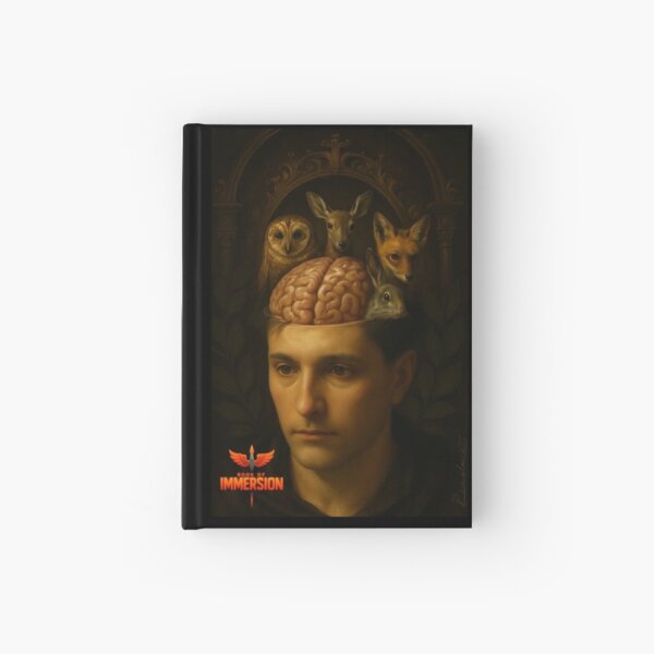 Book of Immersion, the Animals are Watching  Hardcover Journal