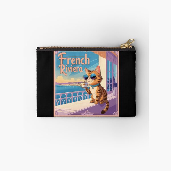 Item preview, sunglasses cat and caffee, vintage vacation atmosphere, french riviera,  designed and sold by miro-bob-design.