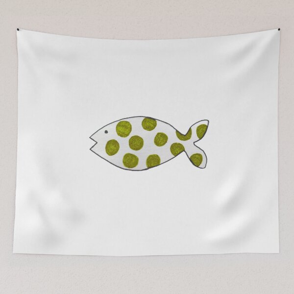 Item preview, Playful Polka Dot Fish designed and sold by DesignHavenCo.