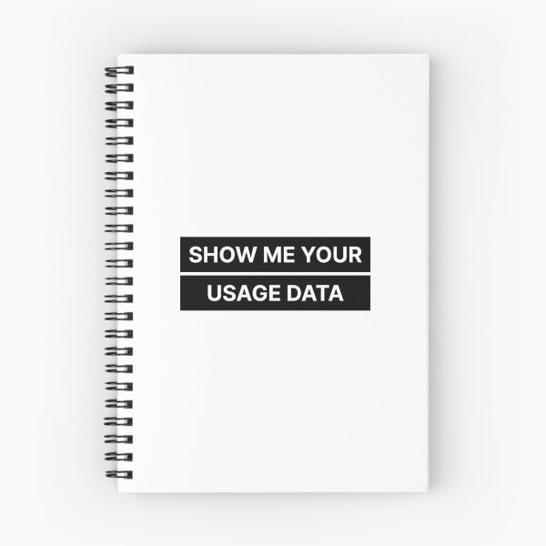 Item preview, Show me your usage data designed and sold by Jiben44.