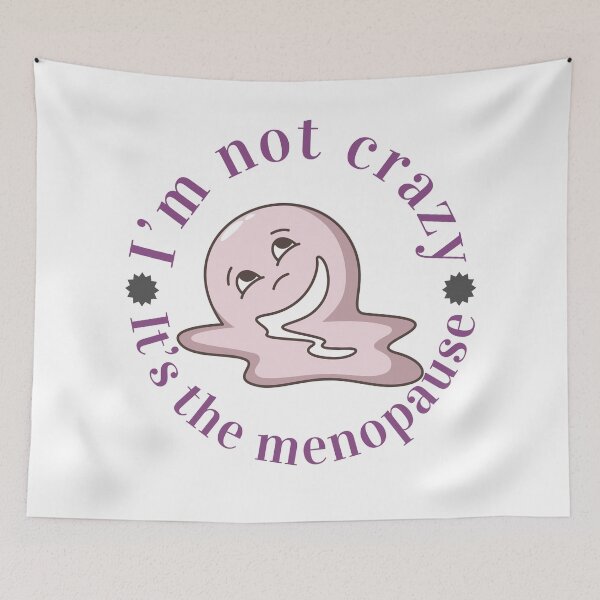 Item preview, I'm Not Crazy it's the menopause  | Purple designed and sold by The Courtesan Boutique.