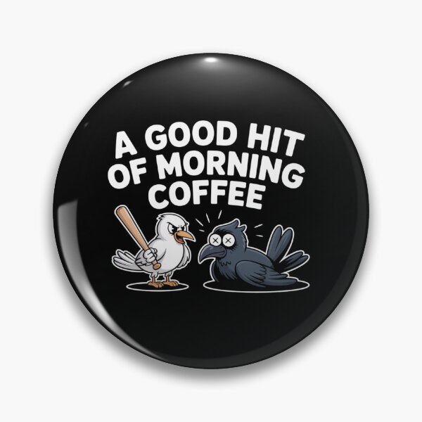 Item preview, A Good Hit of Morning Coffee – Cartoon Bird Tee designed and sold by GlessedUp.