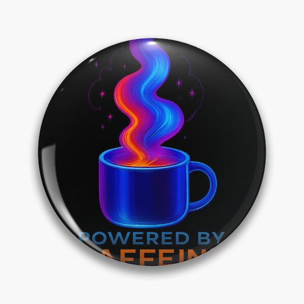 Item preview, Powered by Caffeine and Pixel Dust Design designed and sold by FadedWorkshop.