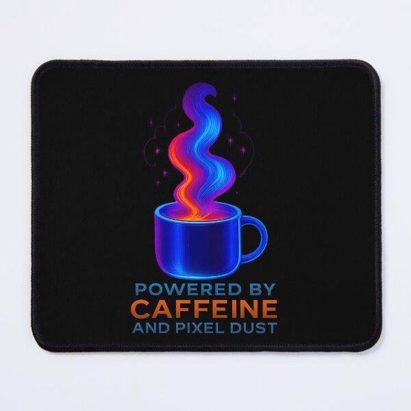Item preview, Powered by Caffeine and Pixel Dust Design designed and sold by FadedWorkshop.