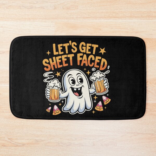 Item preview, Let's Get Sheet Faced: This fun and vibrant T-shirt design is a perfect fit for a Halloween party. designed and sold by Grang Art Artistic Designs.