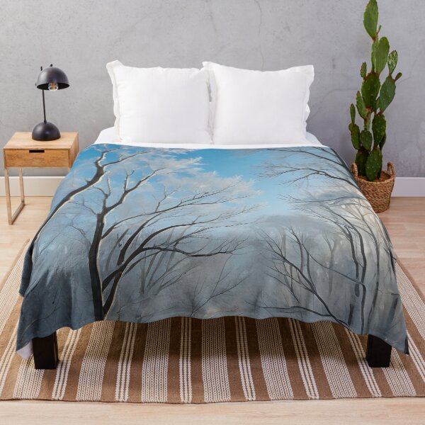 Item preview, Sunlit Frosted Trees designed and sold by HorizonHues.