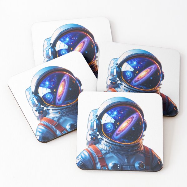 Item preview, Cosmic Astronaut – Galaxy Reflection Helmet designed and sold by OrbitTrend.