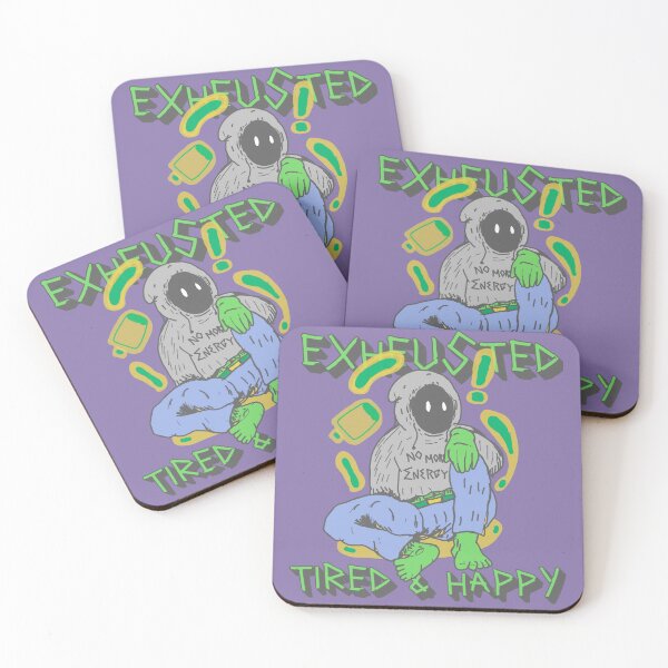 Item preview, Exhausted buy happy - No more energy  designed and sold by The-Mut3d-Ghost.