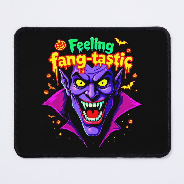 Item preview, Feeling Fang Tastic Colorful Halloween Vampire Design designed and sold by SideKickCreates.