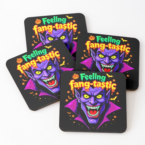 Item preview, Feeling Fang Tastic Colorful Halloween Vampire Design designed and sold by SideKickCreates.
