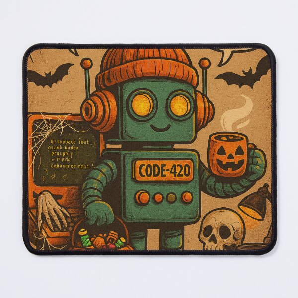 Item preview, Vintage Halloween Developer Robot designed and sold by Lyvion design.