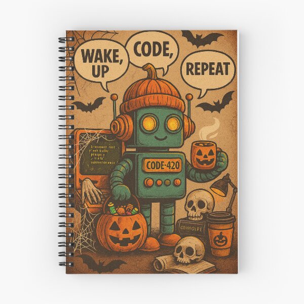 Item preview, Vintage Halloween Developer Robot designed and sold by Lyvion design.