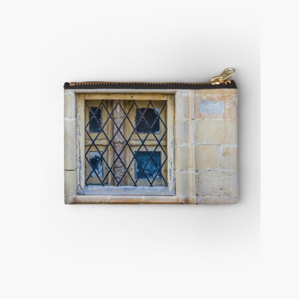 Item preview, A Rustic Architectural Stone Window with Iron Grid Details for Security designed and sold by Nmallia.