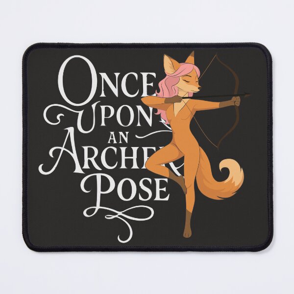 Item preview, Fox Archer Pose Yoga | Once Upon a Perfect Pose Fantasy Design designed and sold by Mirosi-S.