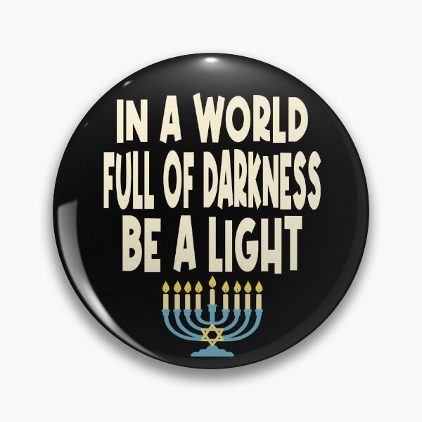 Item preview, Be A Light Happy Hanukkah design designed and sold by Colorfulman.