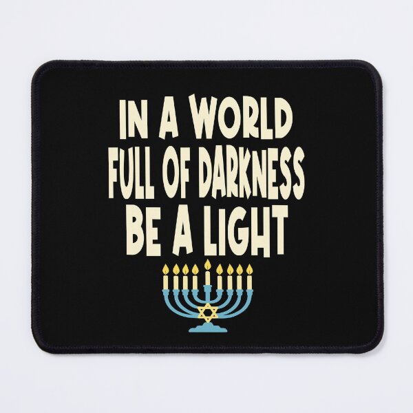 Item preview, Be A Light Happy Hanukkah design designed and sold by Colorfulman.